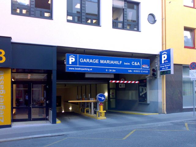 Garage Mariahilf beim C&amp;A